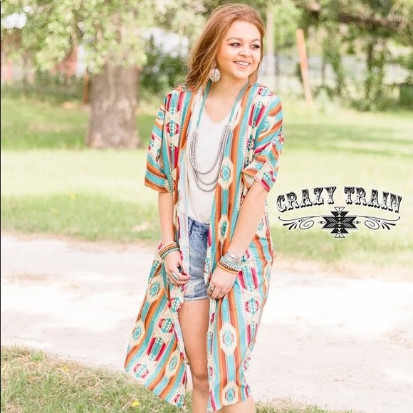 Crazy Train Sweaters - Crazy Train El Dorado Kimono